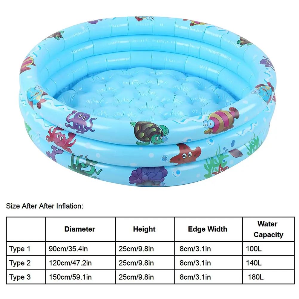 

Children Inflatable Pool With Foot Pump Outdoor Children Basin Bathtub Kids Pool Baby Swimming Pool For Summer Kids Play Toy
