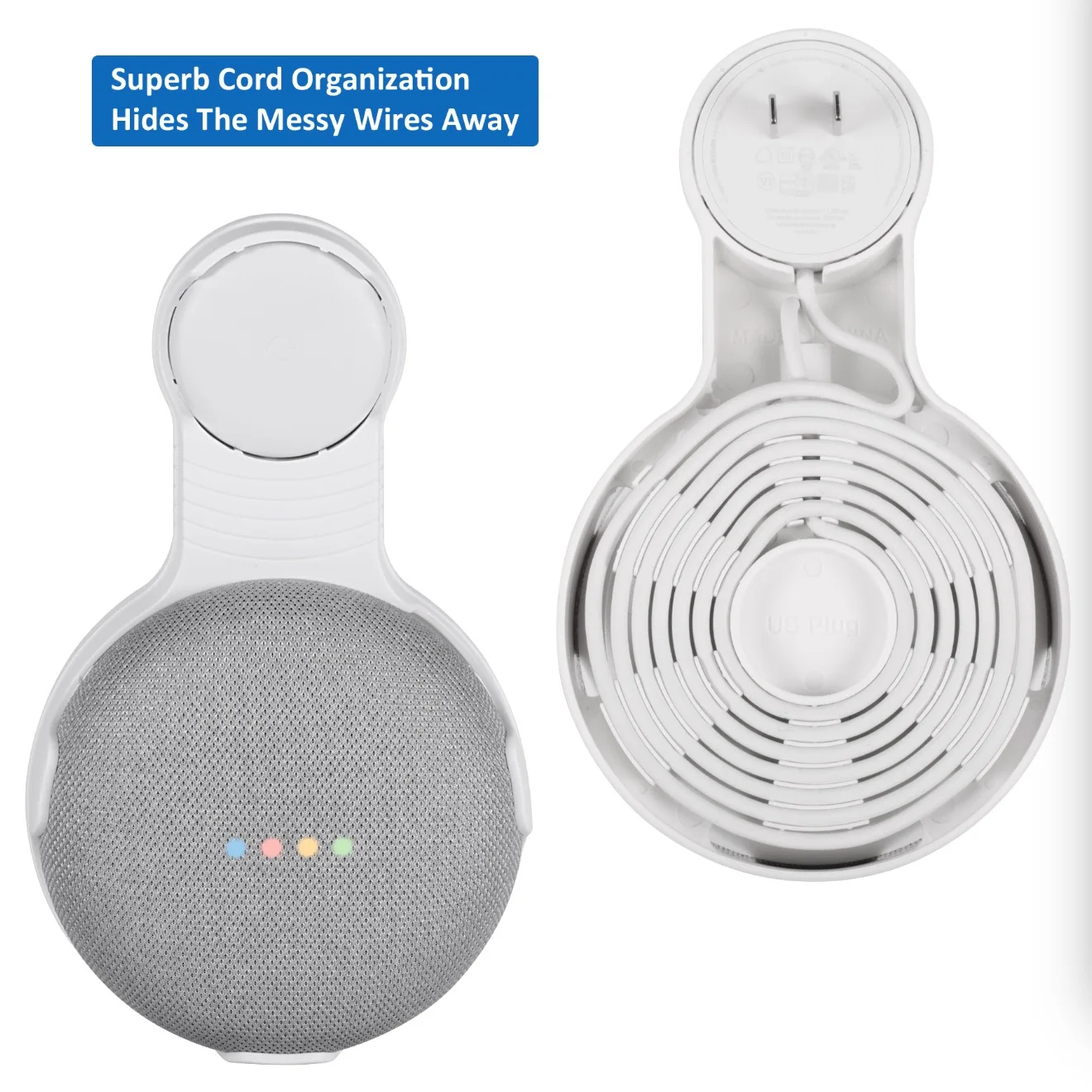 Настенный держатель STANSTAR для Google Nest Mini (2-й) прочные кронштейны и компактная