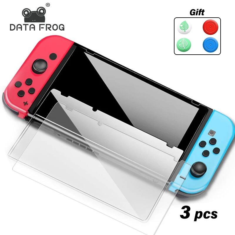 Высококачественное закаленное стекло Data Frog защита экрана совместимое с Nintendo Switch