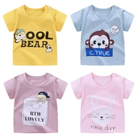 cartoon anime printed children t shirt summer short sleeve kids tees boys and girls casual top toddler funny children clothing