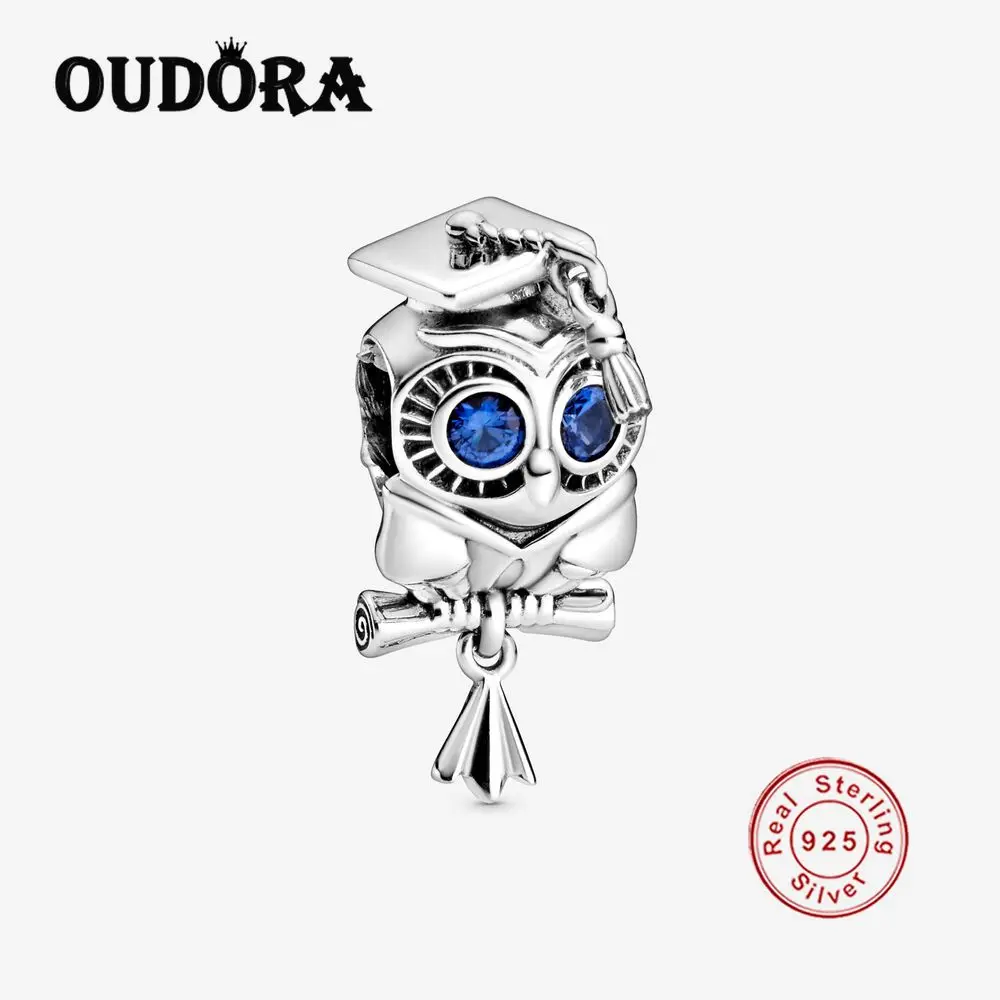 

Женский браслет из серебра 925 пробы, с подвеской в виде совы