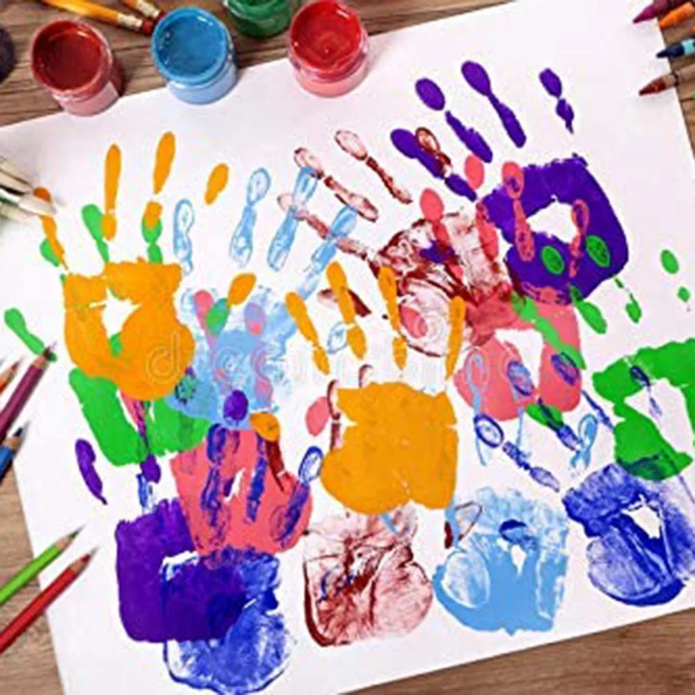 

Color Children's Finger Paint 30ml Kindergarten DIY Graffiti Paint Paint Set Washable Children's Drawing Toys Dutiful