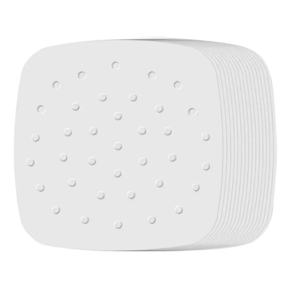 

Air Fryer Square Baking Paper 100 Sheets Silicone Oil Paper Bun Cake Paper Saucer Non-Stick Steaming Basket Mat Baking Cooking