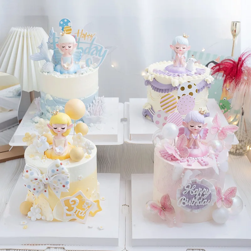 

Vivian Cake Decoration Mysterious Surprise Bag Auto Parts Gift Girlish Heart Cute Cartoon Birthday Layout Collection Model