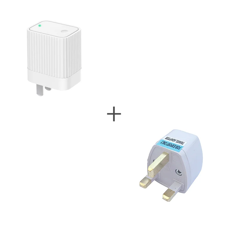 Xiaomi mi домашний Qingping Bluetooth концентратор автоматическое подключение подустройств WiFi 2,4G ссылка управления mi ni милый - Цвет: add UK adapter