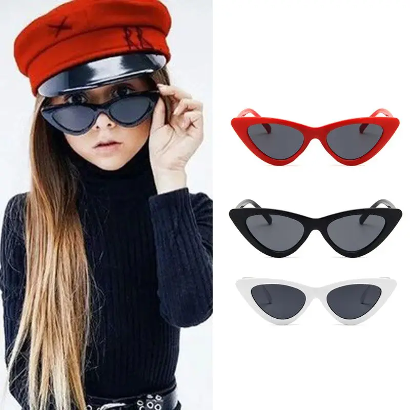

2019 Cat Eye Kids Sunglasses Fashion Brand Child Sun Glasses Anti-uv Baby Sun-shading Girl Boy Sunglass