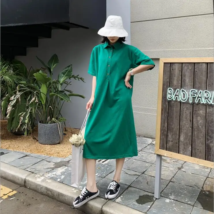 Новинка 2019 Брендовое летнее платье для беременных женщин свободная версия