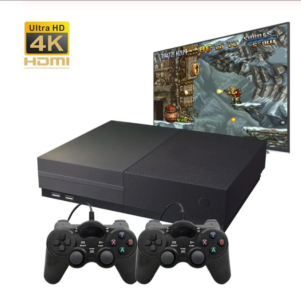 Consola de videojuegos Retro de salida Hdmi de 64 bits 4K con 800 videojuegos clascos de la familia consola de juegos Retro 4G