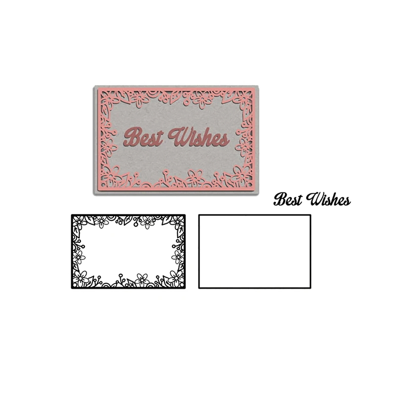 Naifumodo буквы рамки металлические режущие штампы для скрапбукинга карты Альбом