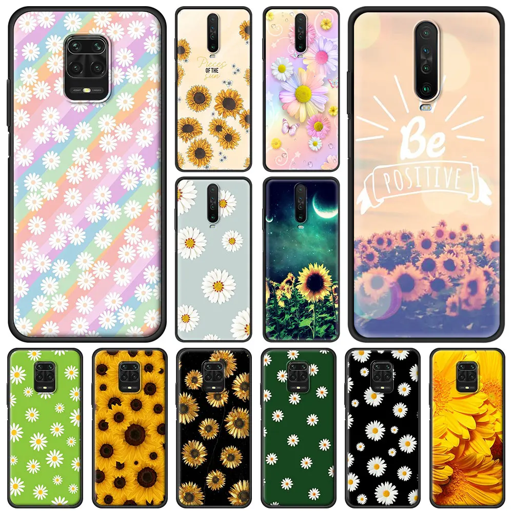 

Summer Daisy Sunflower Phone Cases For Redmi Note 7 8 8T 9 Case Soft Silicon Cover For Redmi 8 8A 9 9A 9C Note 9S 10 Pro Fundas