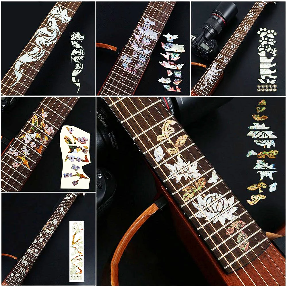 Ультратонкие Декоративные наклейки для гитары 22 вида | Спорт и развлечения
