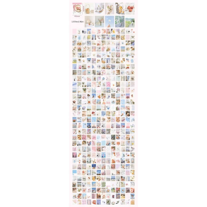 400 шт. антикварные растения в стиле Ins новостные карточки из крафт-бумаги