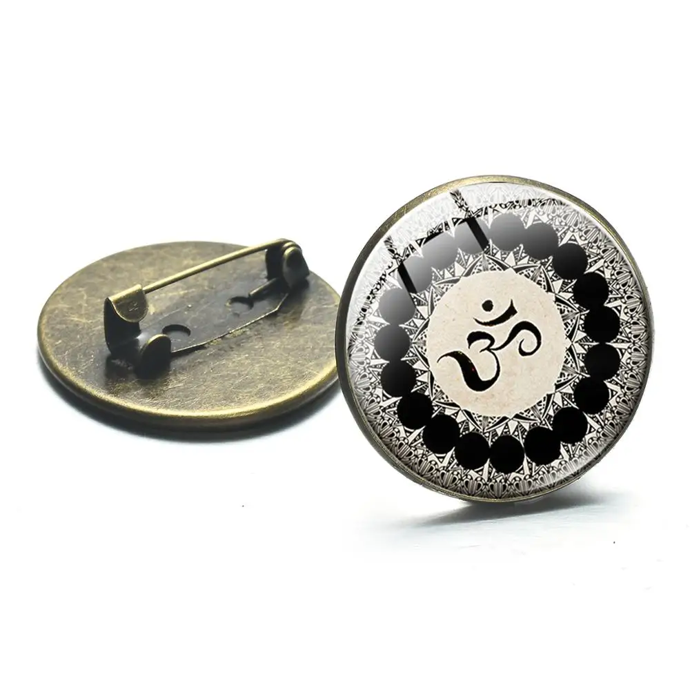 Азиатских классические буддийские Мандала художественное стекло с украшением в