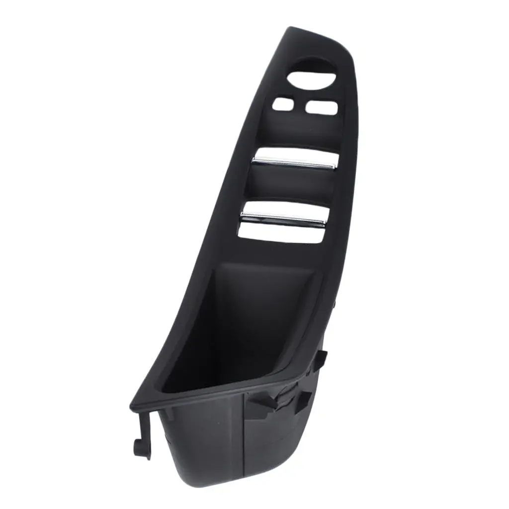 

Door Handle Window Switch Panel, Inner Door Trim Grab Cover Front Left Fits for 520i 523i 525d 528i 530i 535i 535d