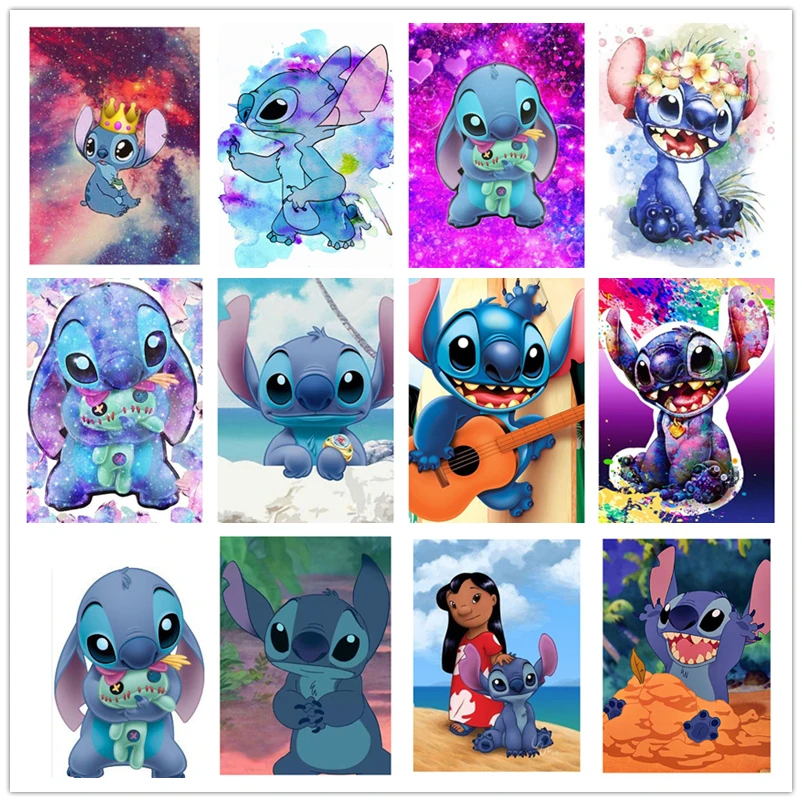 

Disney Diamond Painting Cartoon Rhinestone Diy Mickey Diamond Mosaic Children'S Cross Stitch Kit Room Decoration