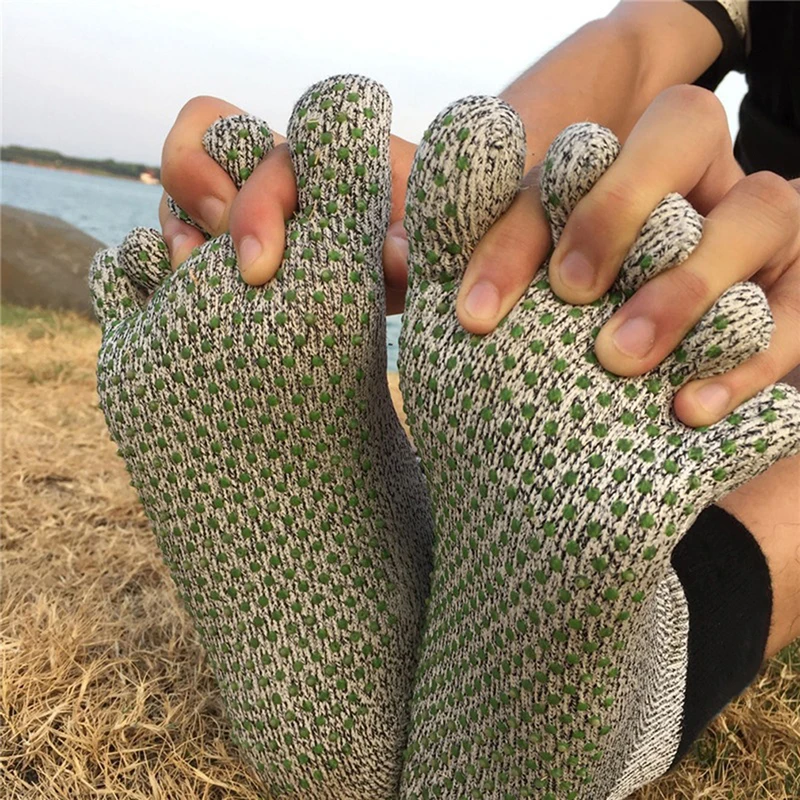 

5 Toed Outdoor Barefoot Socks Cut Resistant Comfortable Non Slip Yoga Socks Hiking Running Sportswear Accessories Socks