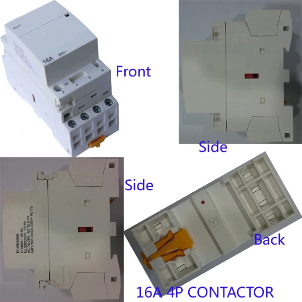 

WCT 16A 4P 2NO2NC 220V автоматическая din-рейка