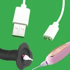 Магнитный USB-кабель для зарядки, вибратор, фаллоимитатор, мастурбатор, Анальная пробка, интимные товары для взрослых, секс-машина, перезаряжаемый кабель
