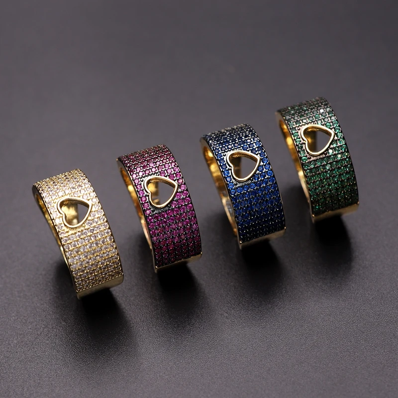 Высокое качество модное уникальное регулируемое кольцо микро проложили