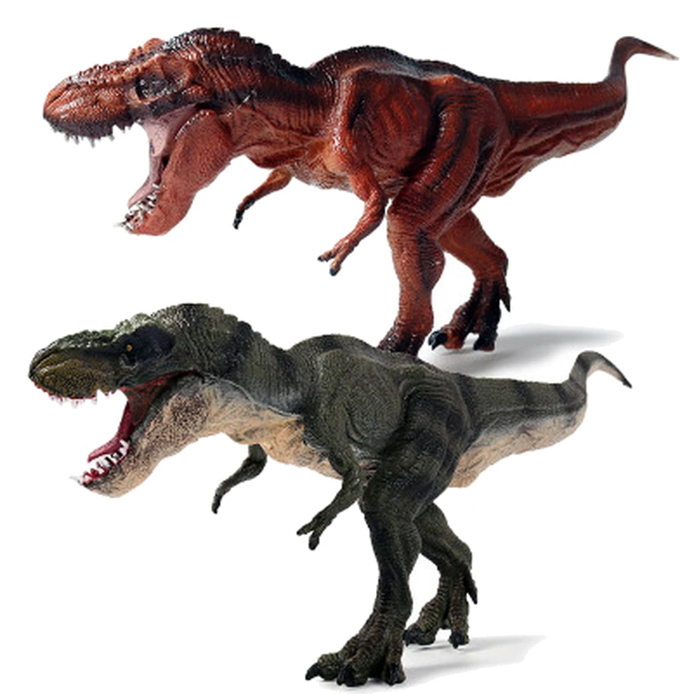 Ходьба тираннозавр рекс имитация твердых Динозавров Модель набор динозавров