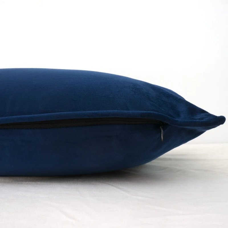 Бархатный Чехол для подушки с темно синим сапфировым покрытием|cushion cover|designer cushion