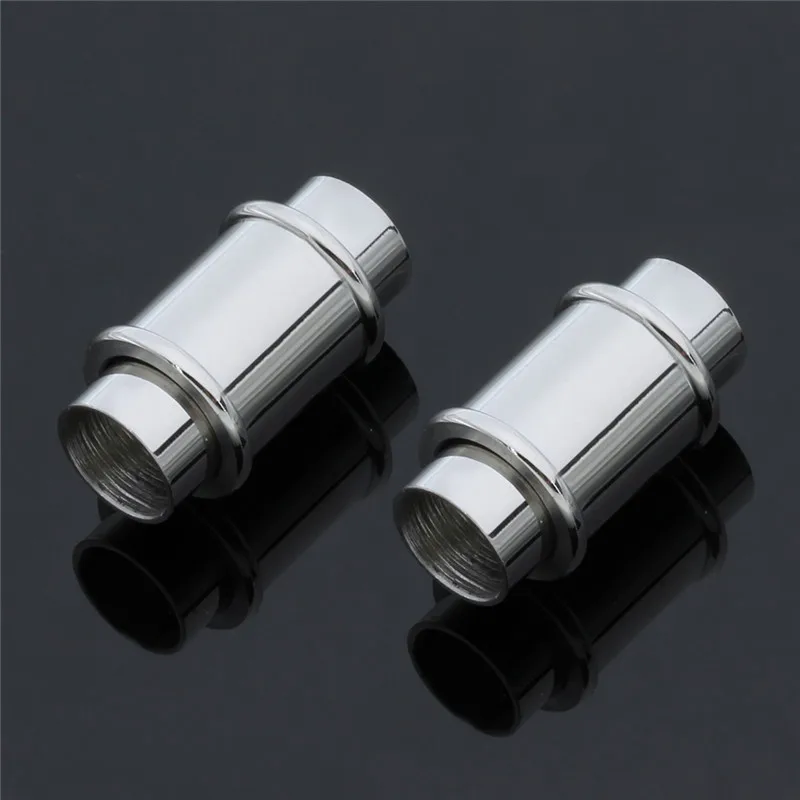 Магнитная застежка из нержавеющей стали серебристого цвета 6 мм | Украшения и