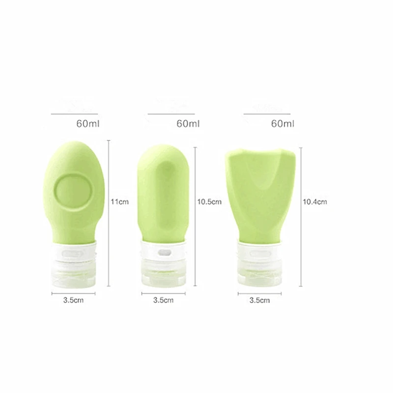 60 мл водонепроницаемые Многоразовые бутылки для путешествий лосьон портативный