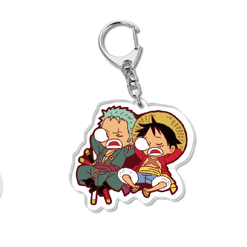 Брелок для ключей Luffy Ace Nami Boa Hancock Chopper из акрила