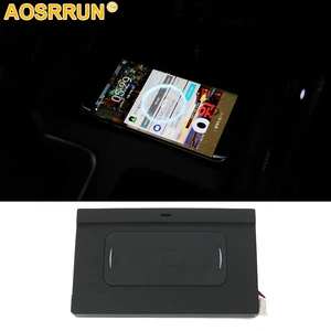 for kia sorento 2018 2019 10w car qi wireless charger wireless mobile phone charger fast charger quick charging car accessories free global shipping