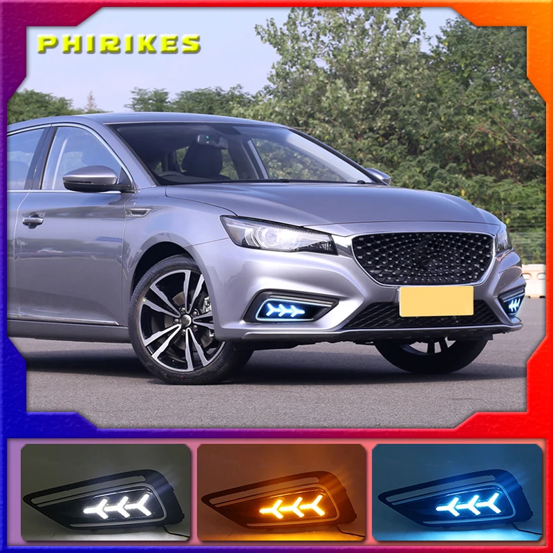 

1 пара для MG6 MG 6 2017 2018 2019 2020 Автомобильный светодиодный Габаритные огни белый цвет желтый, синий; размеры 34–43 Запуск поворотник DRL Противотуманные фары крышки
