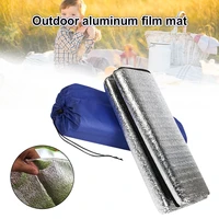 ultralight waterproof camping mat picnic blanket beach mattress sleeping pad aluminum foil eva foam mat outdoor tent footprint