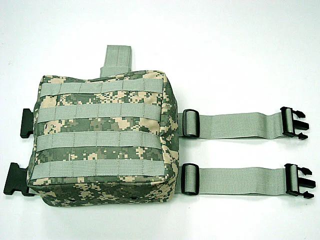 Тактические Milirary Molle Drop Leg панель Утилита поясная сумка несущая сумка - Цвет: ACU