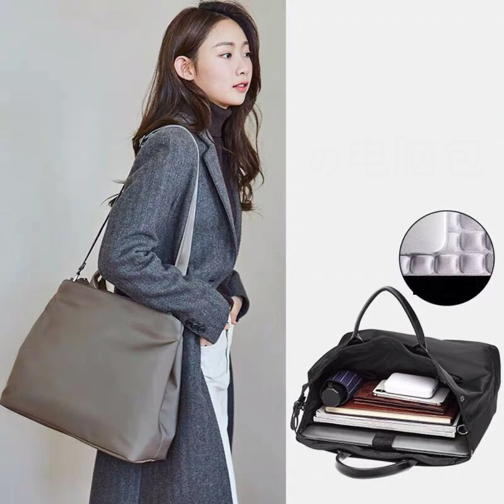 Модный женский водонепроницаемый портфель для ноутбука 13 14 15 6 дюймов сумка на