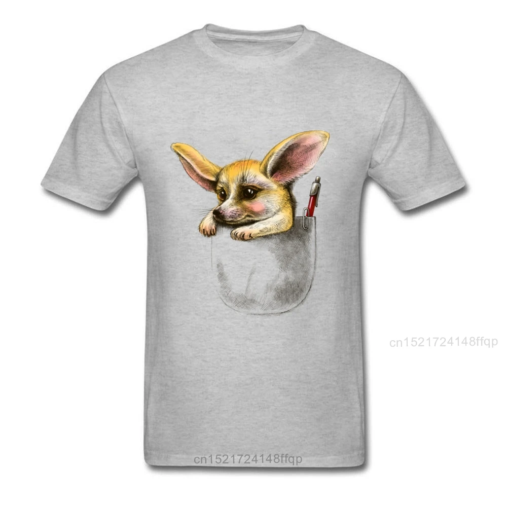 Мужская футболка с принтом лисы и карманом Rife облегающие футболки круглым