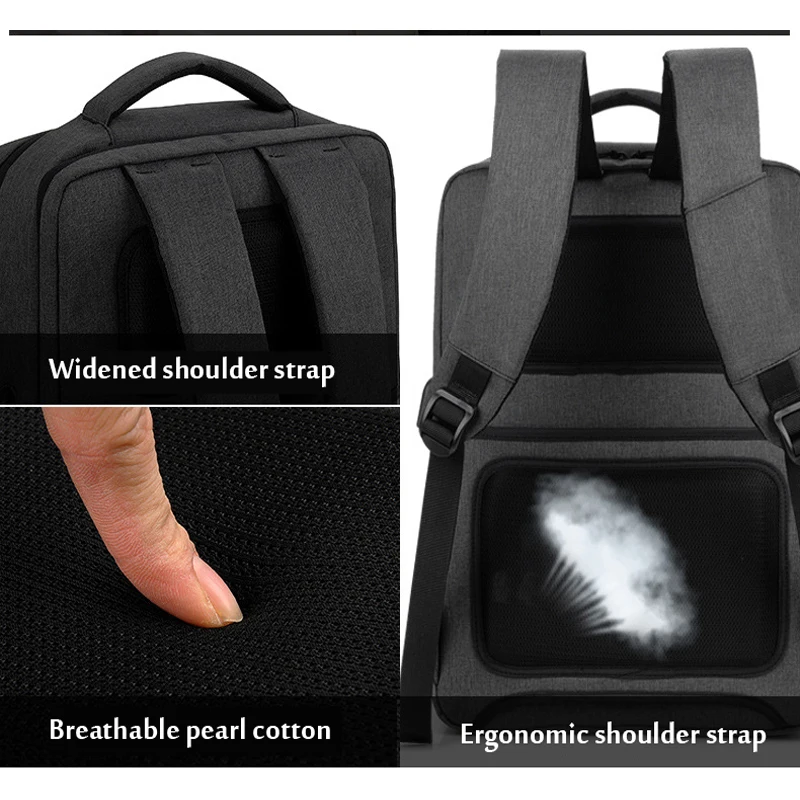 Мужские Женские рюкзаки для ноутбука большой емкости Многослойные сумки