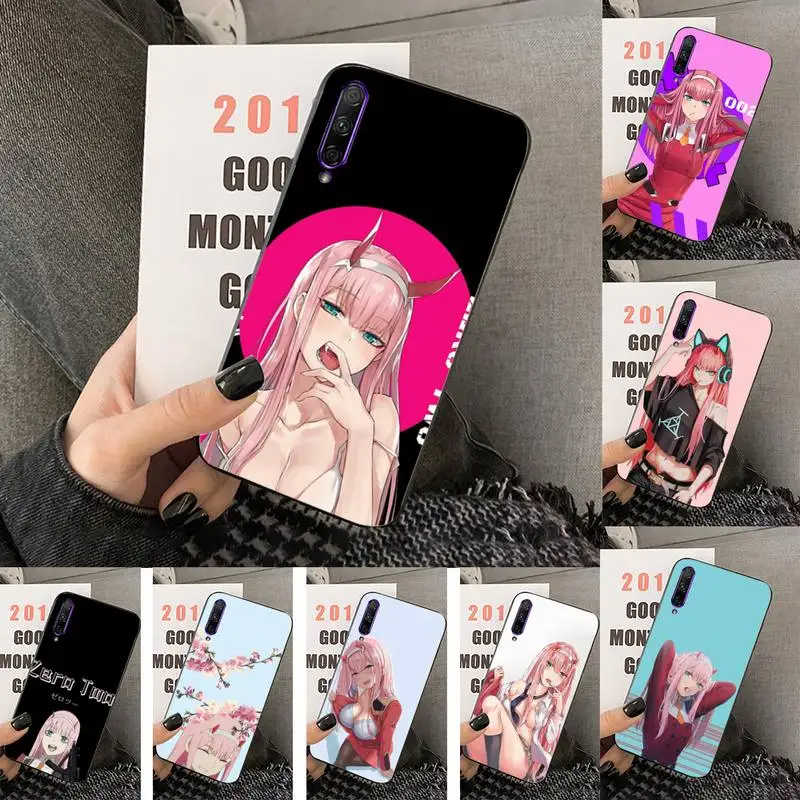 

Zero Two Darling in the FranXX Anime Phone Case For Huawei Y5 Y62019 Y52018 Y92019 Luxury funda case for 9prime2019