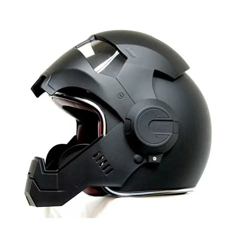 

1Pcs High Quality Iron Man Motorcycle Helmet Masei Open Face Half Helmet Motocross Motorcycle Helmet