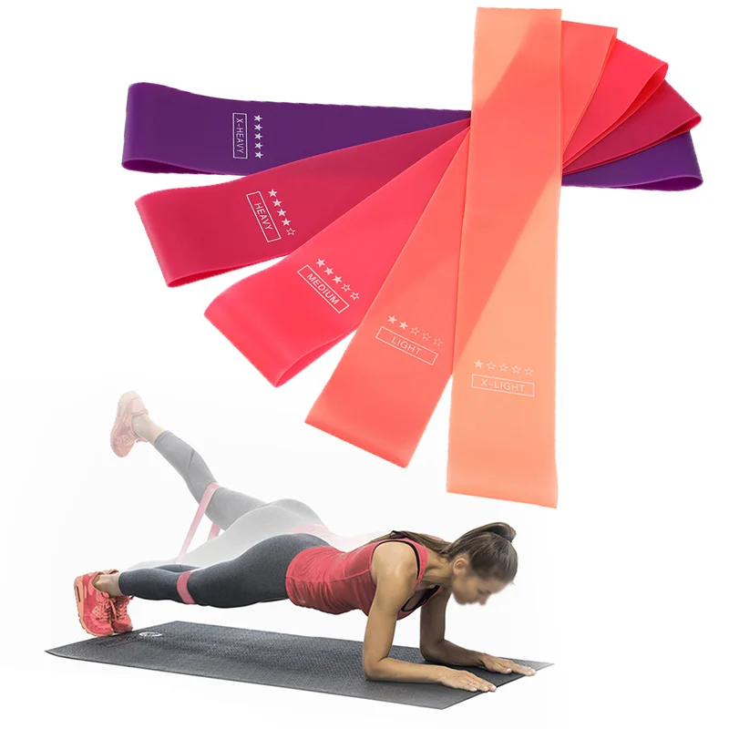 

5 уровней эспандера, Резиновая лента для тренировок, фитнеса, пилатеса, эспандера, йоги, тренажерного зала, силовых тренировок, спортивных ре...