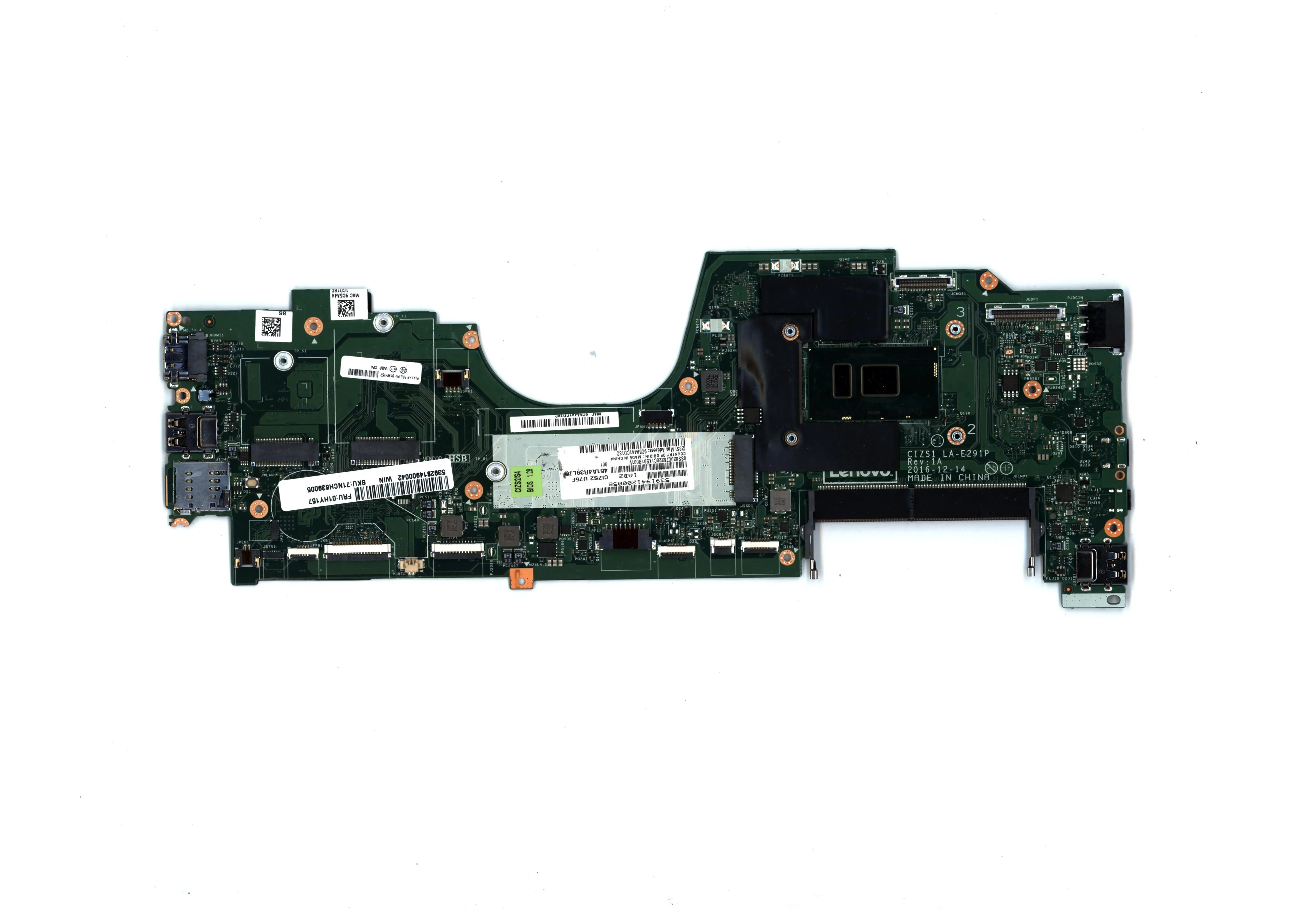 Verkaufen Für Lenovo YOGA 370 X370 Laptop Mainboard Integrierte 01HY157 LA-E291P SR340 I5-7300U
