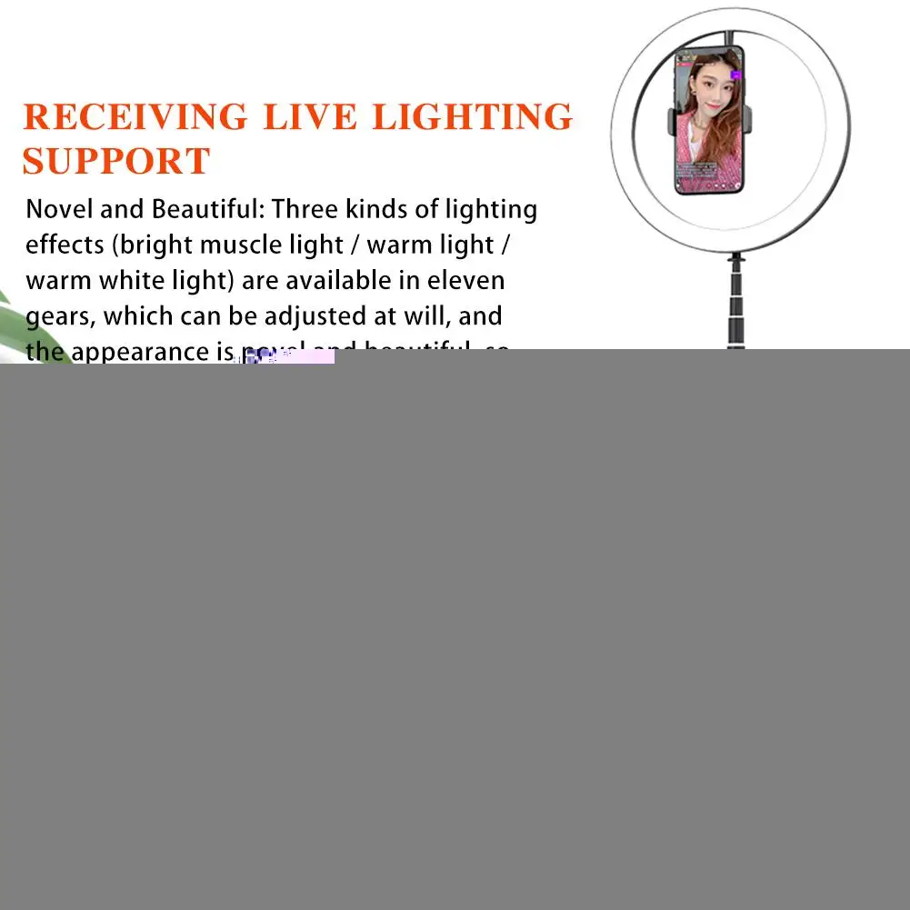 Профессиональный светодиодный светильник для фотосъемки с телескопическим