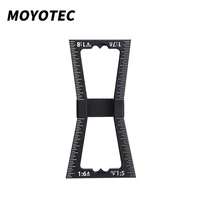 moyotec woodworking tools dovetail jig template carpenter hand marker guide tools wood joint gauge with scale scribing measuring