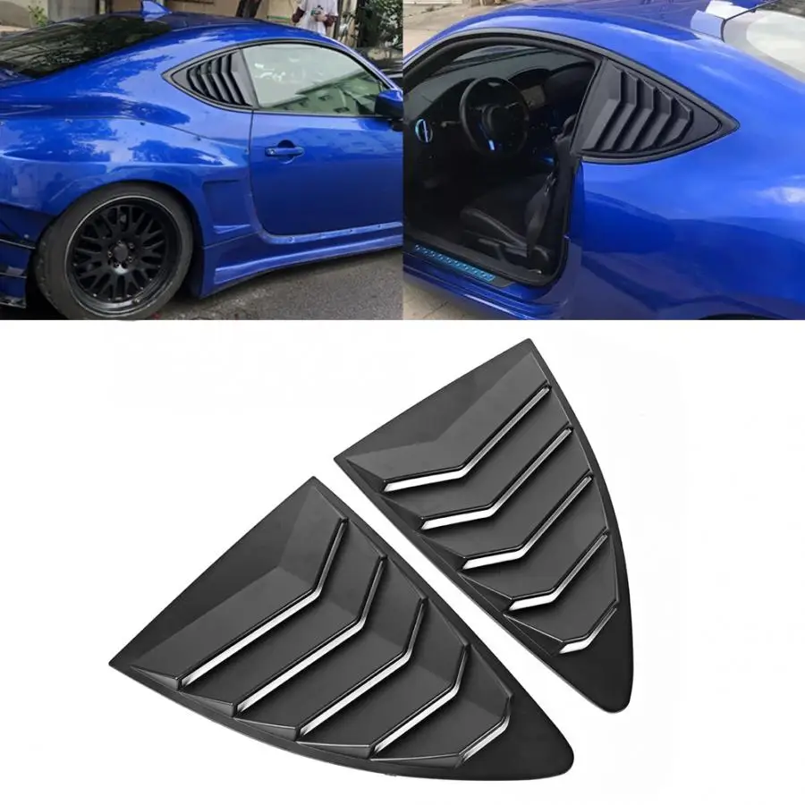 2pcs Side Spoiler Rear Window Louvers Panel Fit for Toyota 86 GT86 2013 2014 2015 2016 2017 2018 2019 Chromium Styling | Автомобили и