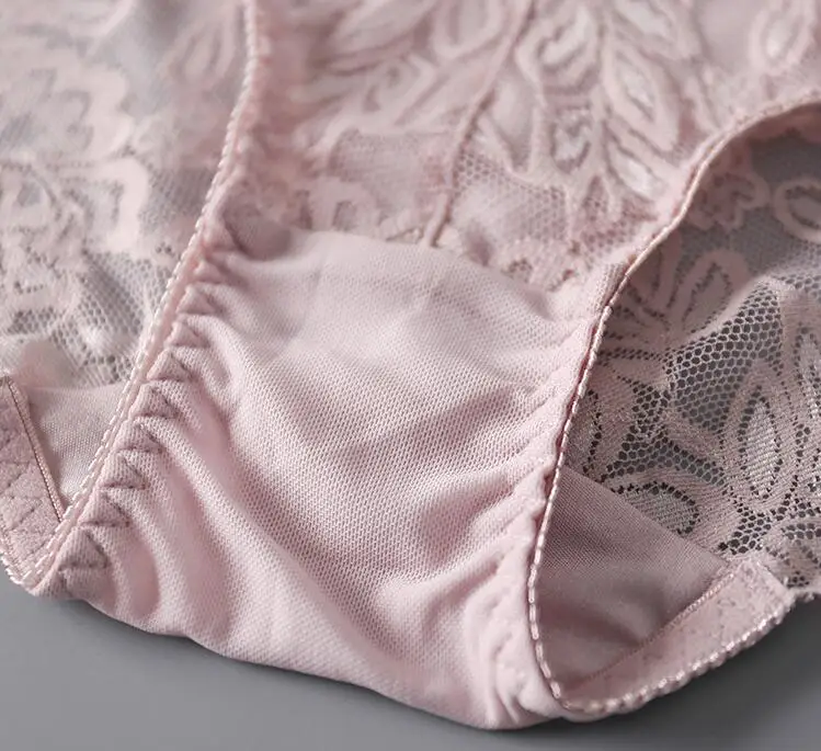 4 шт./упаковка женские кружевные трусы из натурального шелка