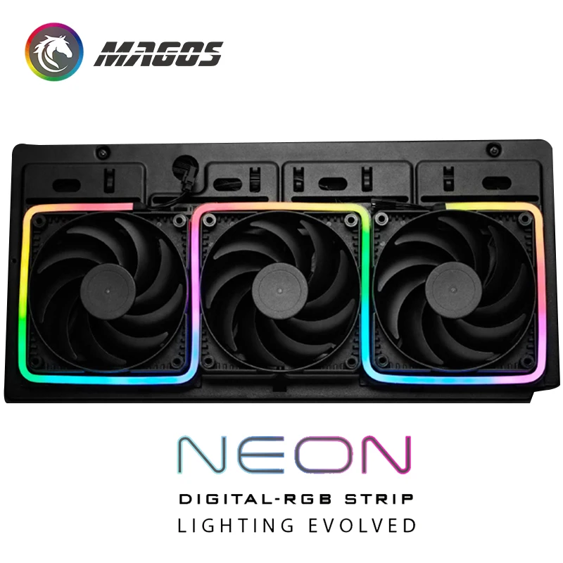 Phanteks чехол для ПК цифровой RGB неоновый светодиодный комплект 5 В 3Pin ARGB