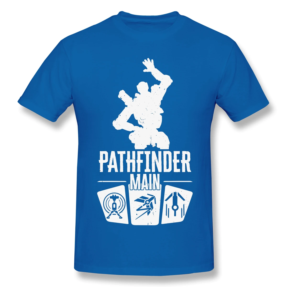 

Pathfinder Main Print Cotton T-Shirt Apex Legends For Men Fashion Streetwear