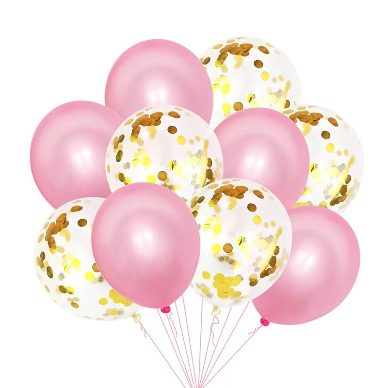 pink balloons Вечерние гирлянды из розового золота для близнецов, гирлянды для баннеров розового и голубого цветов, Свадебные гирлянды из флажков вечерние украшения - Цвет: pink balloons