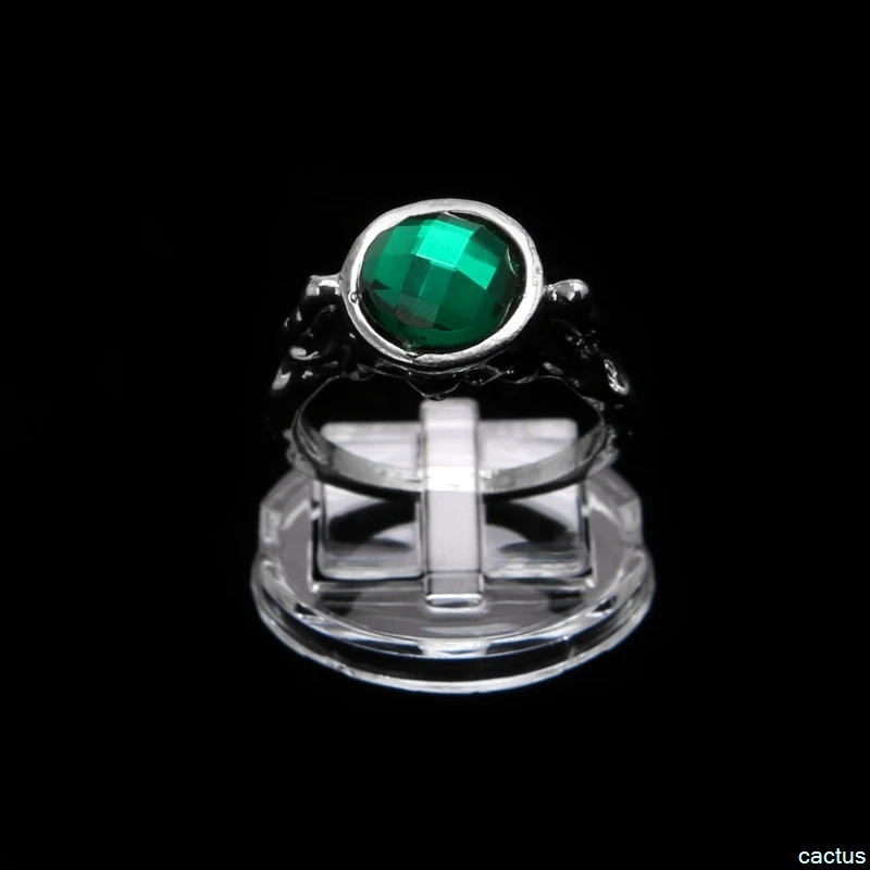 Прозрачная подставка-держатель для кольца на палец пластиковая витрина