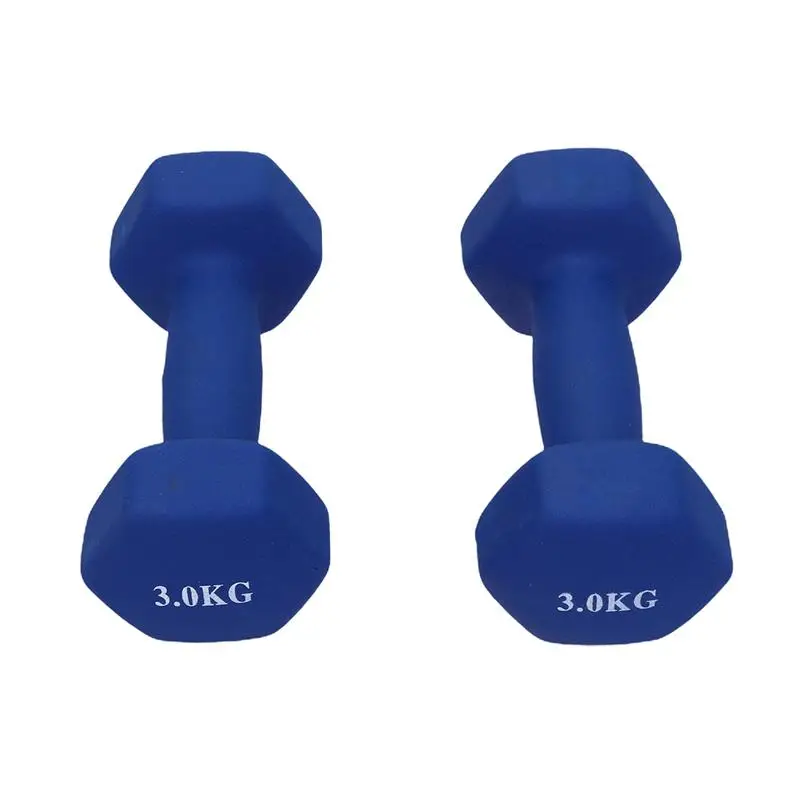 Гимнастические гантели 2 шт. матовые женские штанги для занятий йогой фитнесом