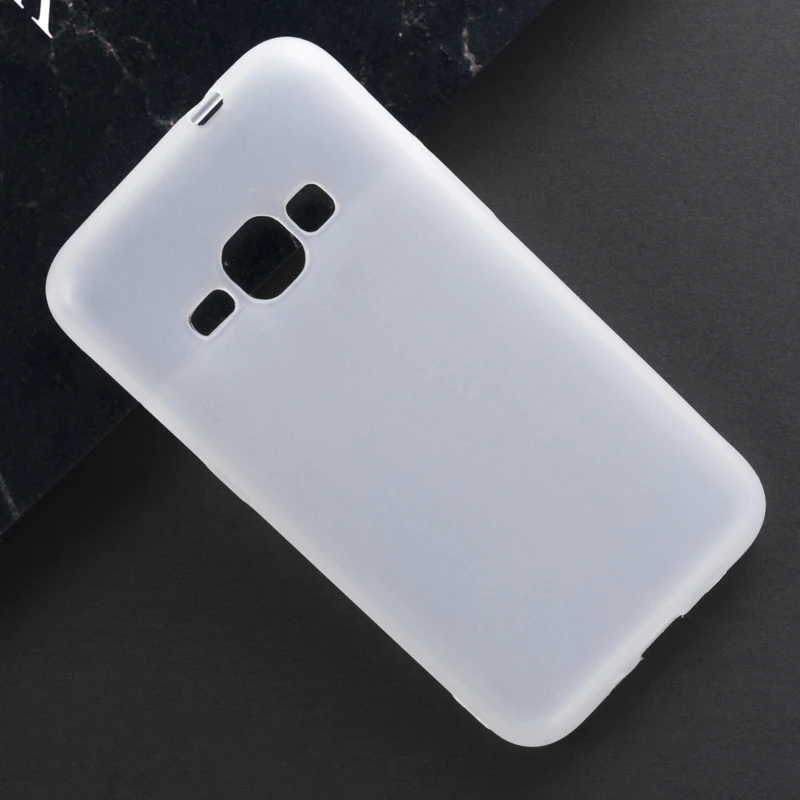 White Soft Silicone Чехол для телефона из искусственной кожи с текстурой под дерево для samsung Galaxy J1, откидной Чехол-книжка, деловой чехол-кошелек, Мягкая силиконовая задняя крышка - Цвет: White Soft Silicone