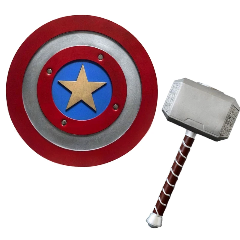 

Thor Mjolnir Cosplay Costume Accessory Hammer Super hero Endgame Weapon Carnival Props Thor hammer axe